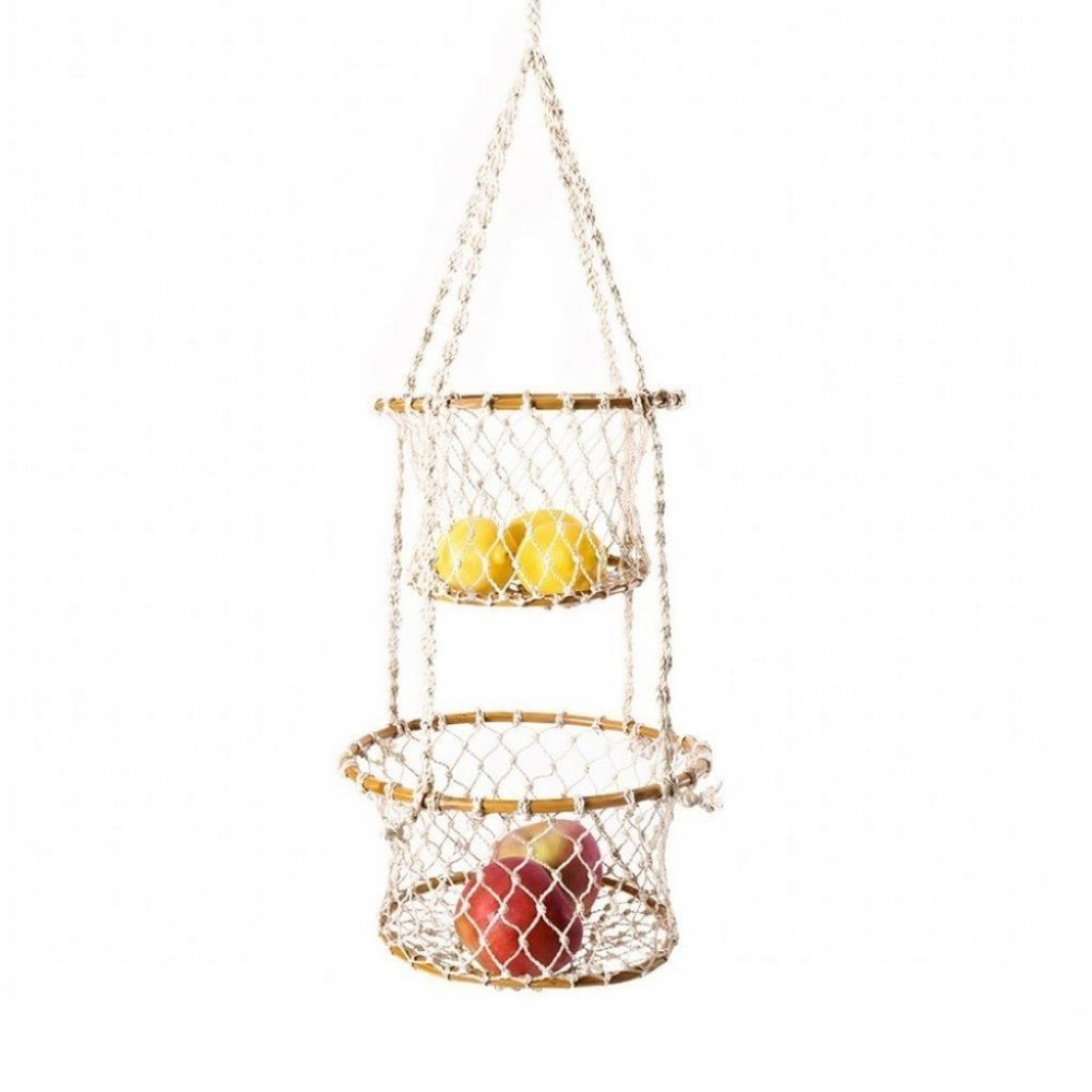 Jhuri Double Hanging Basket - Picture 2 of 3